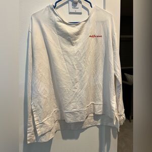 Rachel Hollis Ltd "Made for More" Sweatshirt Top White Size M